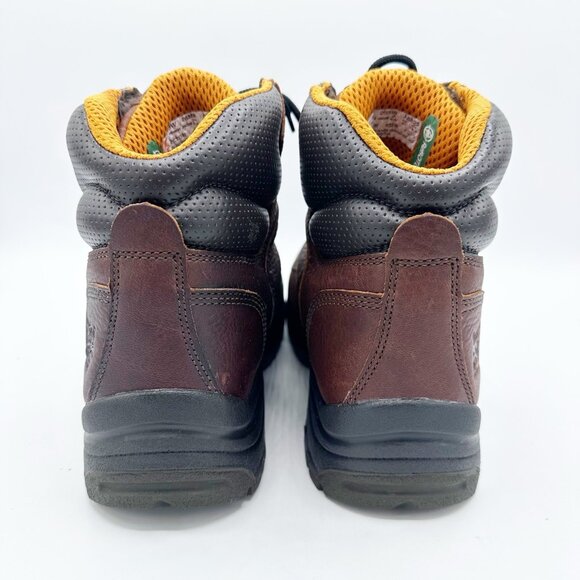 Timberland Pro Womens Titan 6" Alloy Toe Waterproof Work Boots Size 9 W Brown - Picture 7 of 9